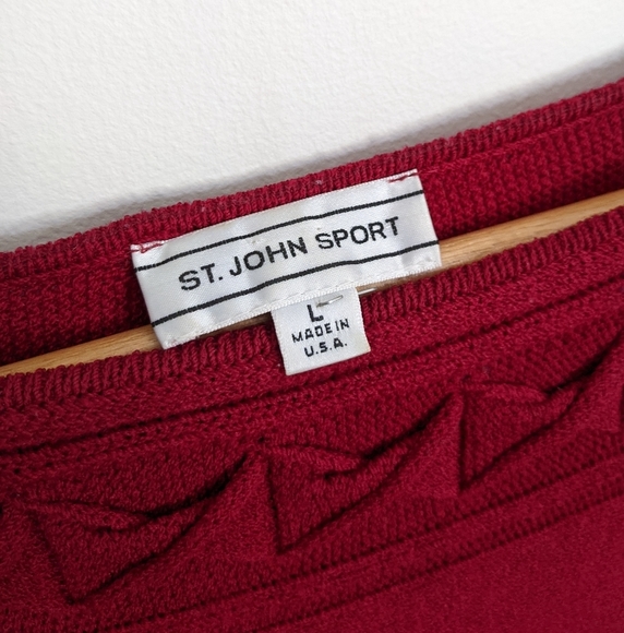 St. John Sport Boat Neck Sweater - Picture 3 of 9